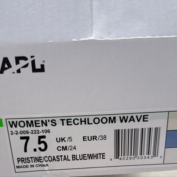 NIB APL TechLoom Wave Women's 7.5 Ivory Cream Running Sneakers Slip-On - Picture 6 of 13